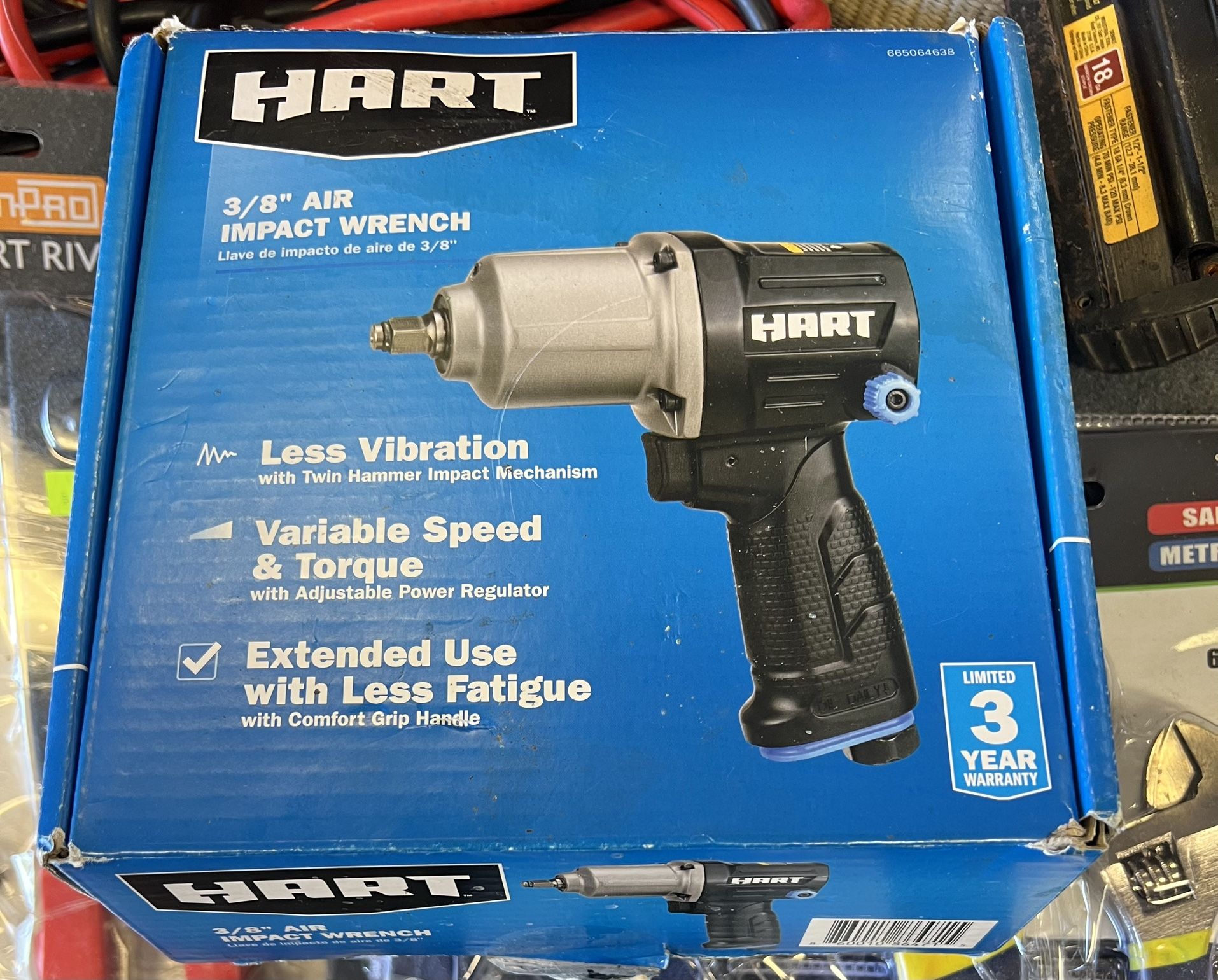 Hart 3/8-inch Air Impact Wrench