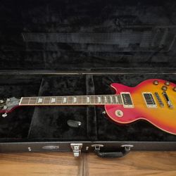 Epiphone Les Paul Guitar With Case And Accessories 