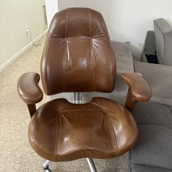 100% Leather Desk Chair - NEED GONE ASAP