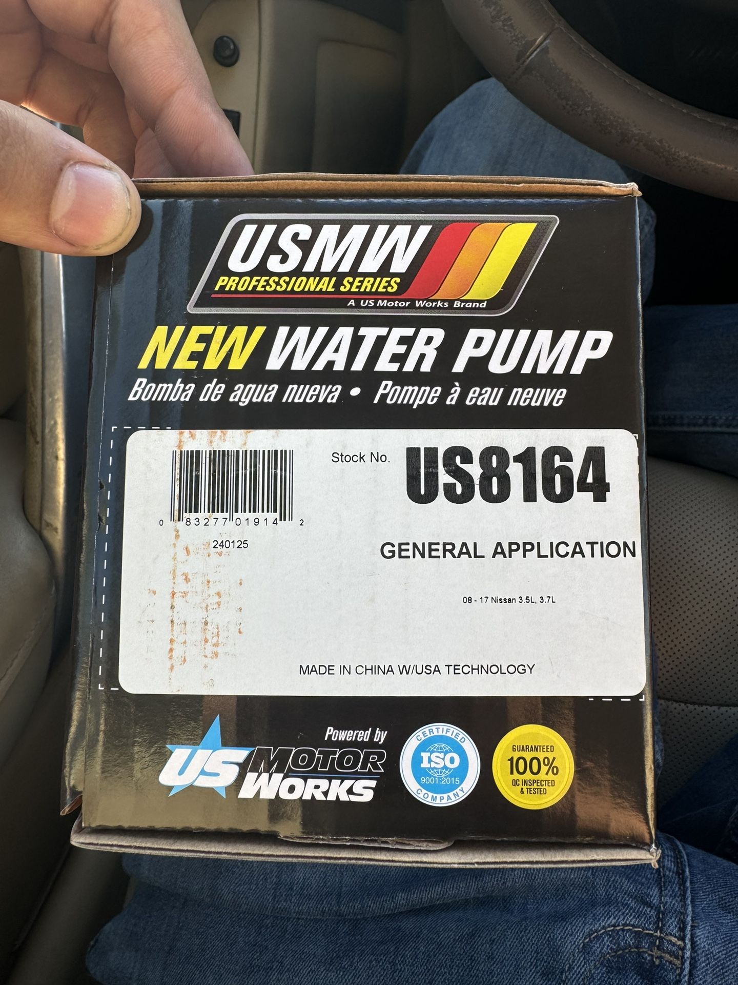 New Water Pump (Nissan,Infiniti 8’-13’)