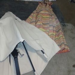2 Big Patio Umbrellas Used $75