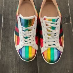 Rainbow Gucci Shoes For Sale 