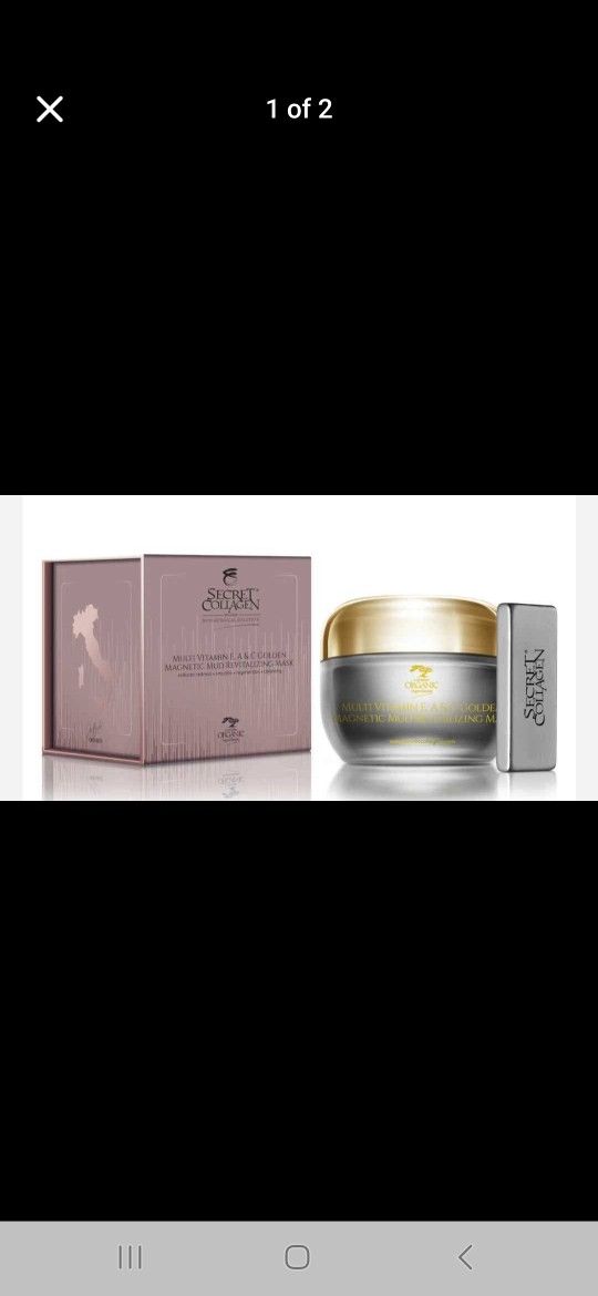 SECRET COLLAGIN MULTI VIT E A & C GOLDEN 24K MAGNETIC MASK