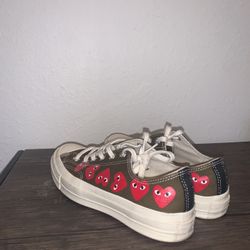 Cdg Converse Khaki Women’s Sz 7.5 