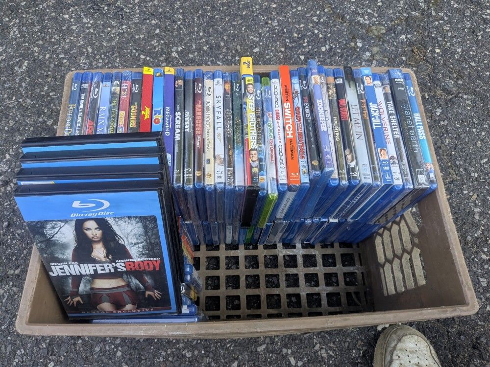 Over 80 Blu-ray Movies