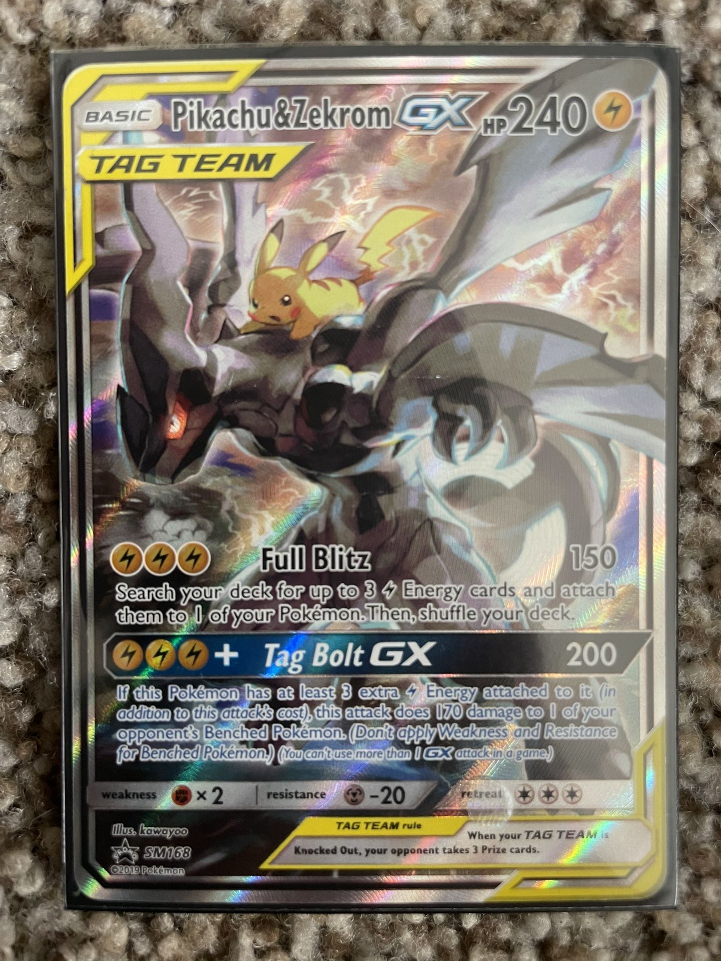 Pikachu & Zekrom Tag Team GX
