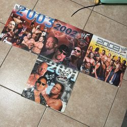 WWE Calendars 2001/2002/2003