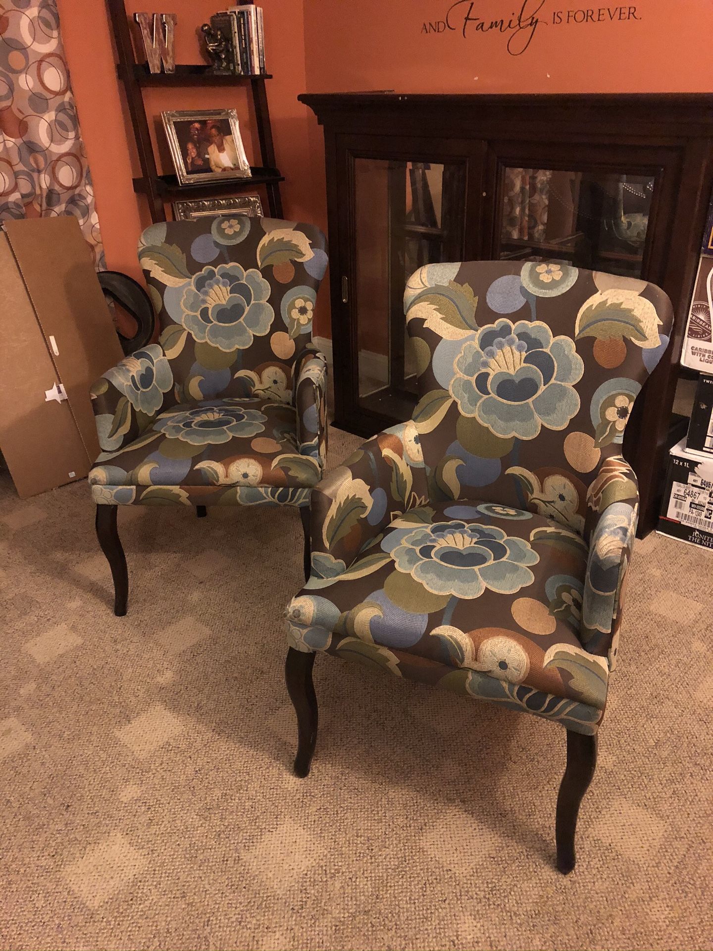 Two Pier one chairs