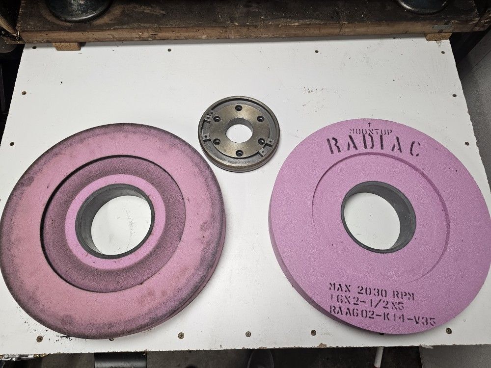 Cylindrical Grinder pink aluminum oxide wheels 16"x2.5"x5"