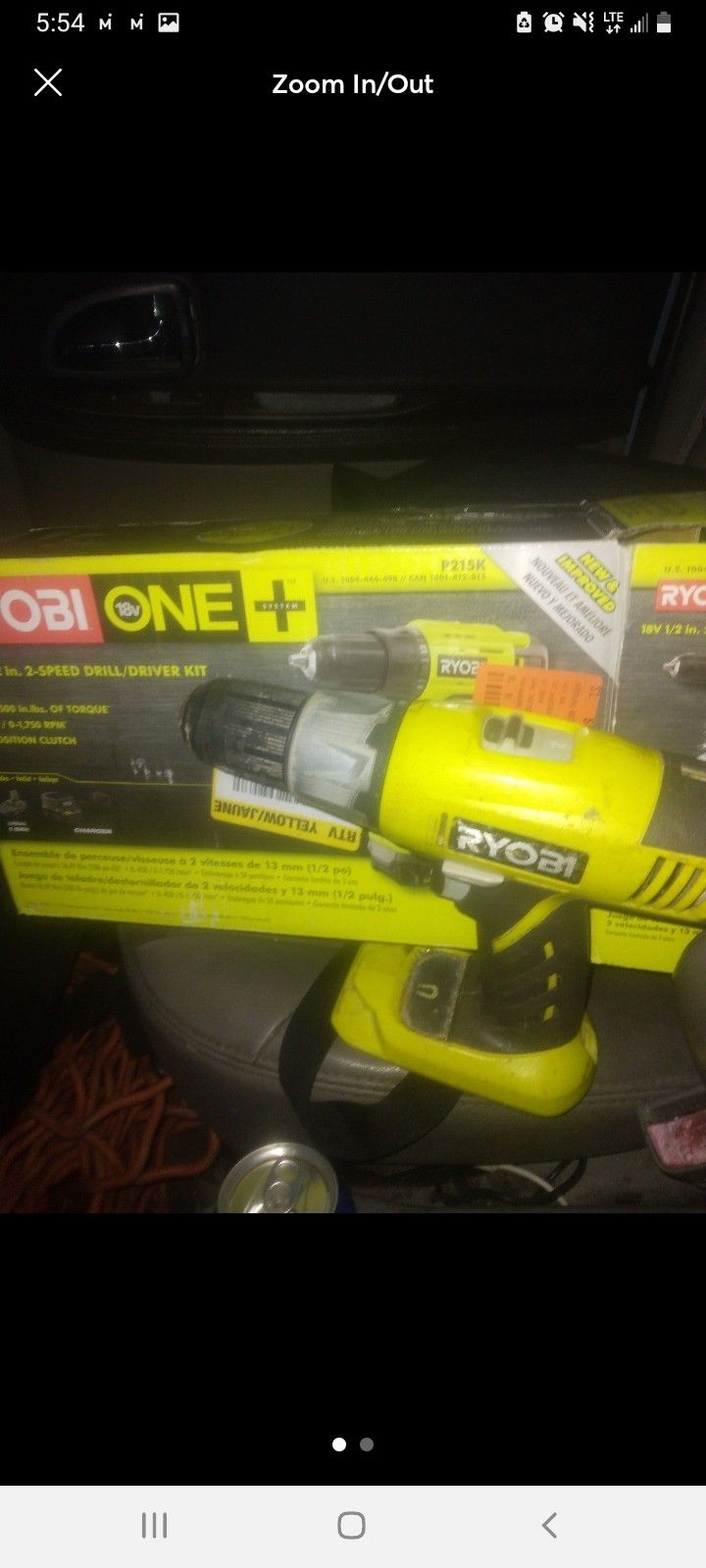 TOOL ONLY ROYBI 18v Drill Driver