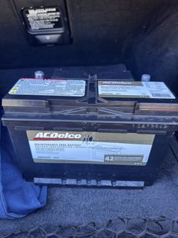 Ac Delco car Battery