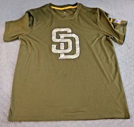 Men's Nike San Diego Padres Military Theme Graphic T-Shirt * size LARGE SD 619