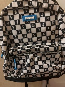 Fortnite Checkerboard Backpack – School & Travel Bag