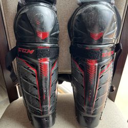 CCM Qlt 250 hockey shin guards