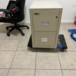 Fire King Turtle 2 Drawers Fire Proof File Cabinet 