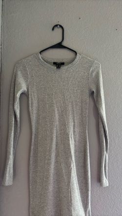 Grey forever21 bodycon dress
