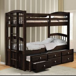 Micah Twin/Twin Bunk Bed & Trundle
by Acme