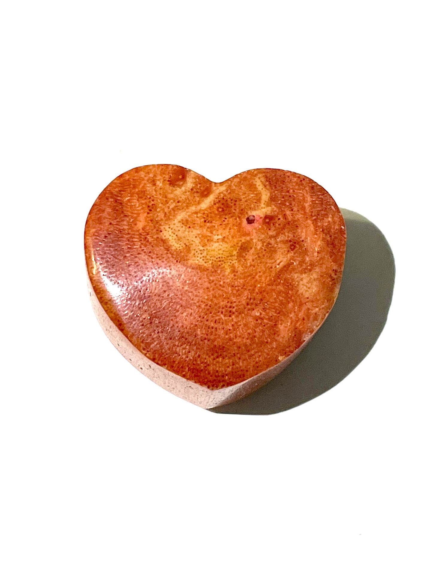 96 Carat Jasper Heart Pendant
