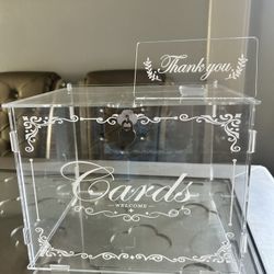 Acrylic Card Box 