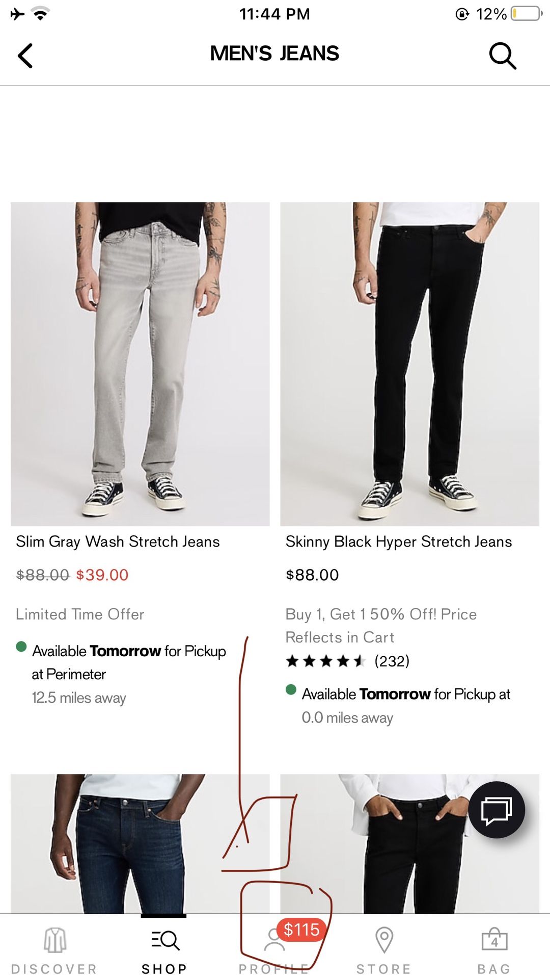 Trade $115 Dollars Express Account for Amazon Card OBO