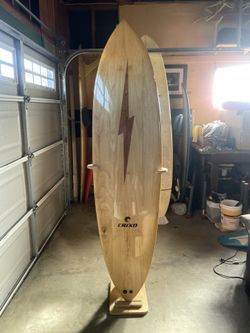 Wooden (Hollow core) surfboard by Crixo