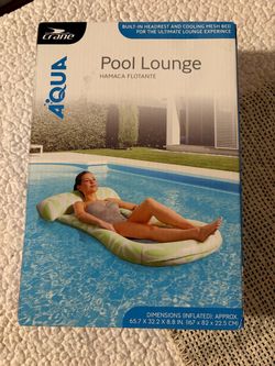 Crane Aqua Inflatable Pool Lounge Float