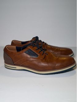 GUESS Men's Brown Lace-Up Casual Shoes size 10