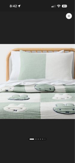 Miffy Target Pillowfort Checkered Quilt