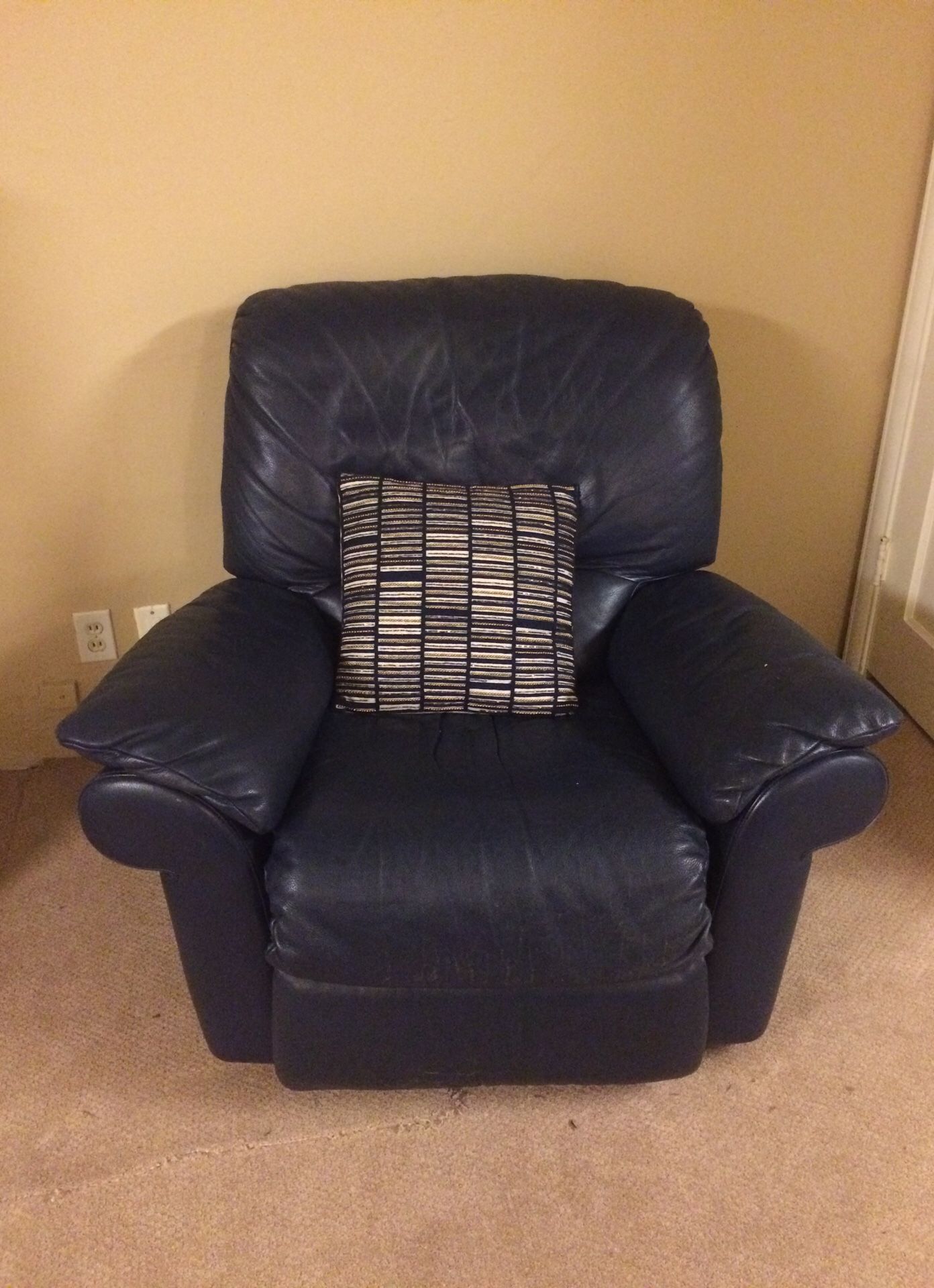 Navy Recliner Chair