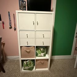 White Kallax Shelf Unit From IKEA 