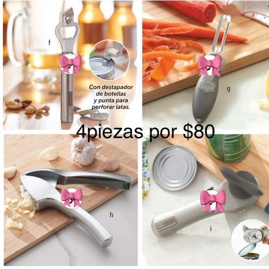 Abrelatas Y Más 4 Piezas