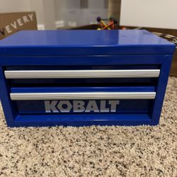 Small Blue Kobalt Tool Box