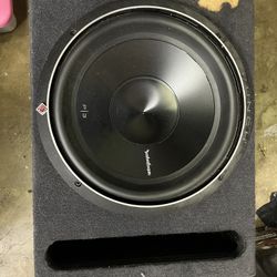 Rockford Fosgate Punch 12” With Box