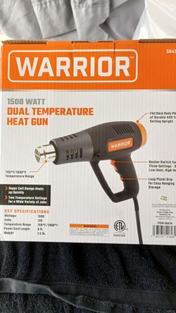 Dual temperature heat gun
