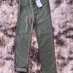 Brand New H&M Olive Green Pants Size 8/9Y