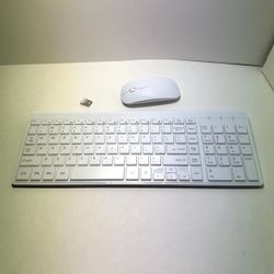 Wireless Keyboard and Mouse Ultra Slim Combo