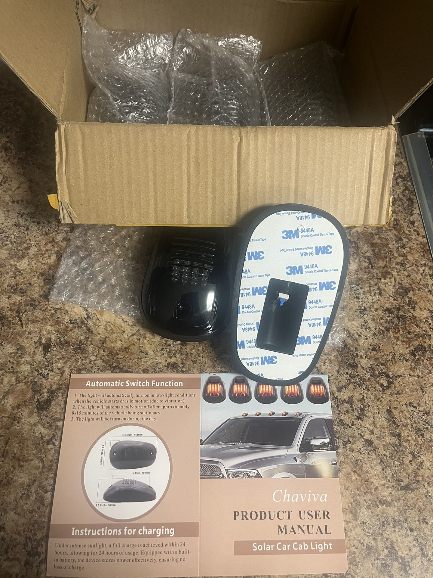 Solar Car Cab Lights