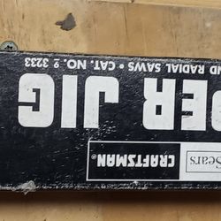 Sears Craftsman Taper Jig