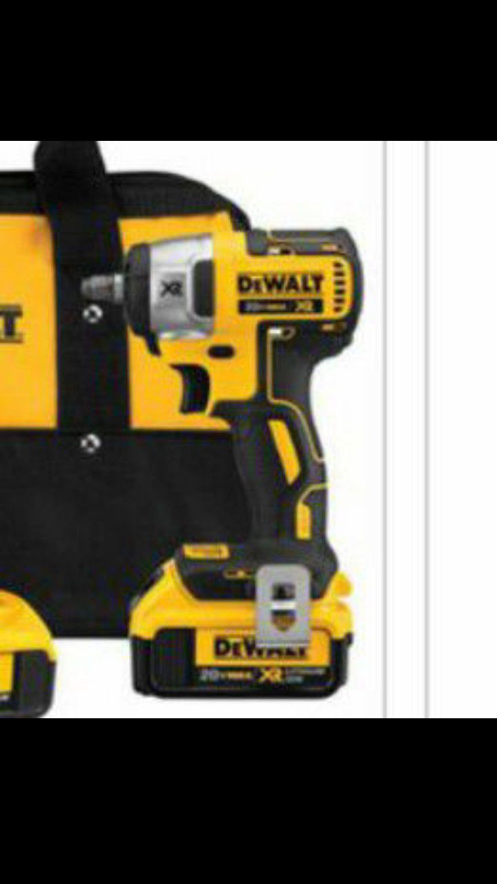 DEWALT 20V MAX Lithium-Ion Cordless 3/8in. Compact Impact Wrench — Hog Ring Anvil