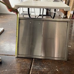 Built in BBQ access doors