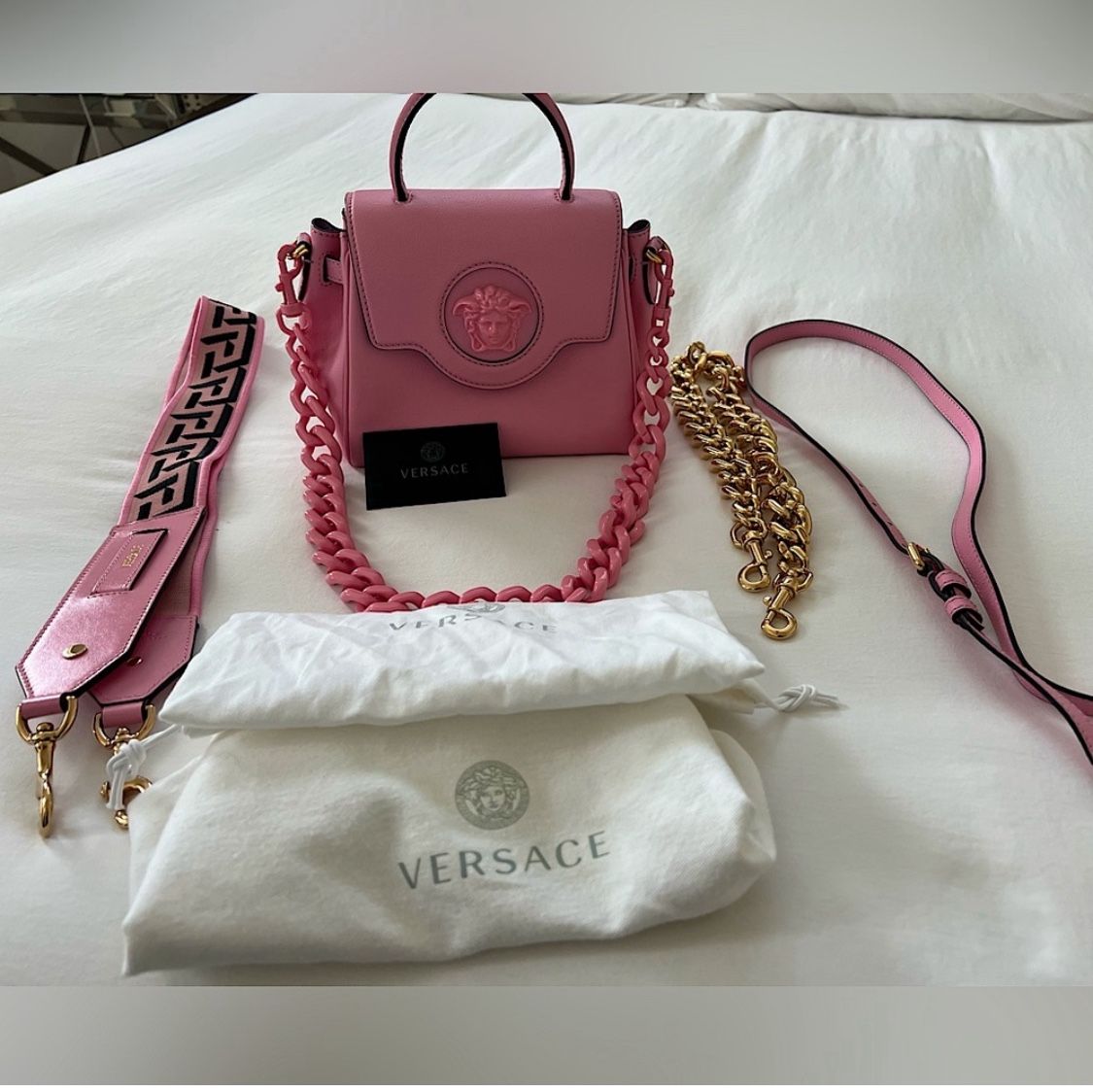 Versace La Medusa mini handbag (Pink)