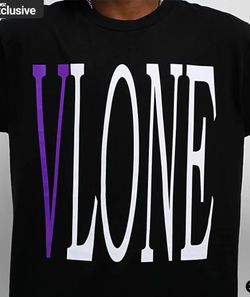 VLONE purple and black long sleeve