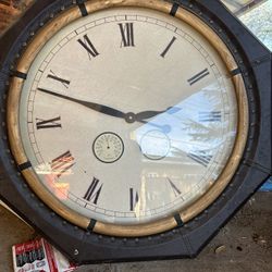 Large Antique Octagon Clock