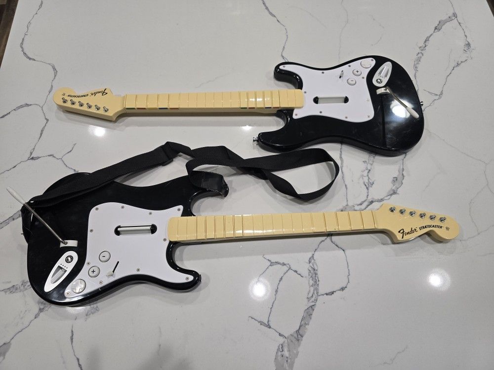 RockBand Wii Harmonix Fender Stratocaster Wireless Guitar