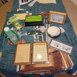 Golfer/ Businessman's Desk & Office Set, ($30 or best offer)