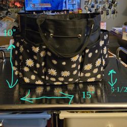 8 Pocket Flower Canvas Bag