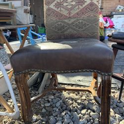 Sturdy Southwestern Leather Chairs
