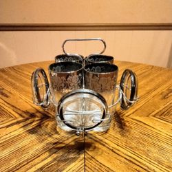 Vintage Glass Hi Ball Tumblers 