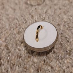 18k Yellow Italian Gold Band 