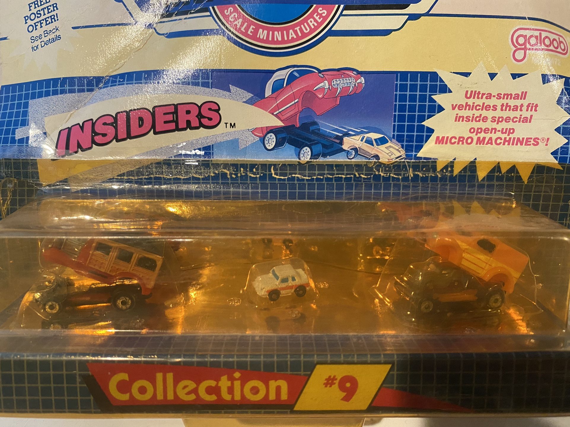 1989 Vintage Micro machines Insiders